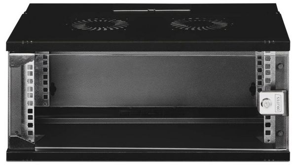 Produktbild: Digitus DN-49201 19 Zoll Wandgeh&auml;use (B x H x T) 540 x 240 x 400 mm 4 HE Schwarz, Schwarz (RAL 9005)