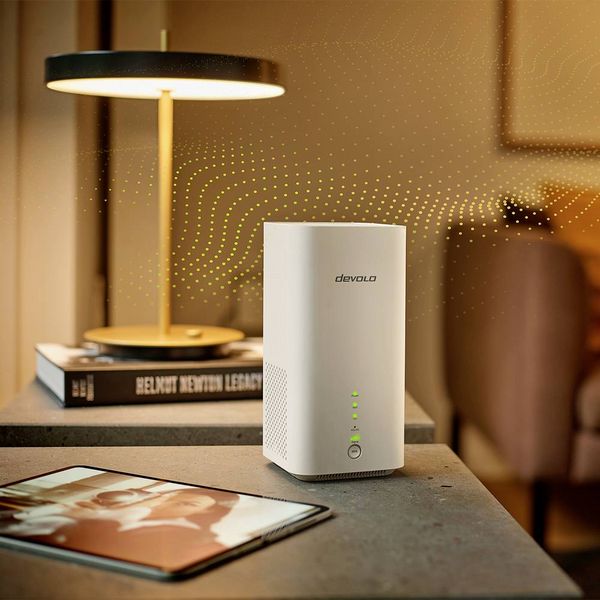 Produktbild: Devolo WiFi 6 Router 3600 5G LTE WLAN-Router mit LTE Integriertes Modem: 5G, LTE 5GHz, 2.4GHz