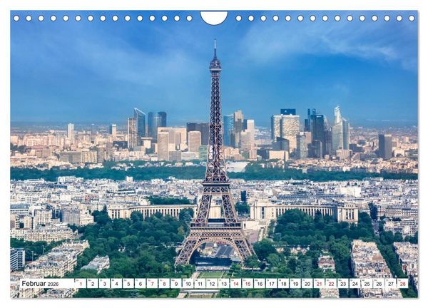 Produktbild: PARIS Franz&ouml;sisches Flair und Historie (Wandkalender 2026 DIN A4 quer), CALVENDO Monatskalender