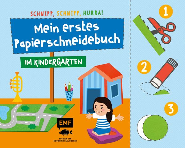 Produktbild: Schnipp, schnipp, hurra! Mein erstes Papierschneidebuch &ndash; Im Kindergarten