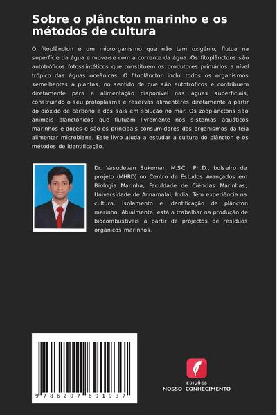 Produktbild: Sobre o pl&acirc;ncton marinho e os m&eacute;todos de cultura