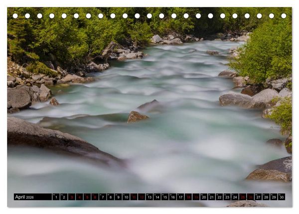Produktbild: Faszination wildes Wasser (Tischkalender 2026 DIN A5 quer), CALVENDO Monatskalender