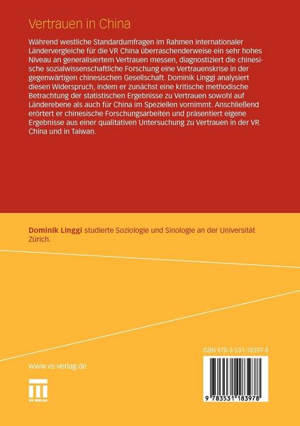 Produktbild: Vertrauen in China