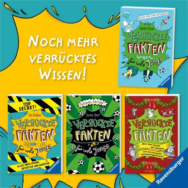Produktbild: Verr&uuml;ckte Fakten f&uuml;r coole Jungs. Top Secret. Alles &uuml;ber Spione, Detektive und Agenten (Kinderbuch ab 9 Jahre)