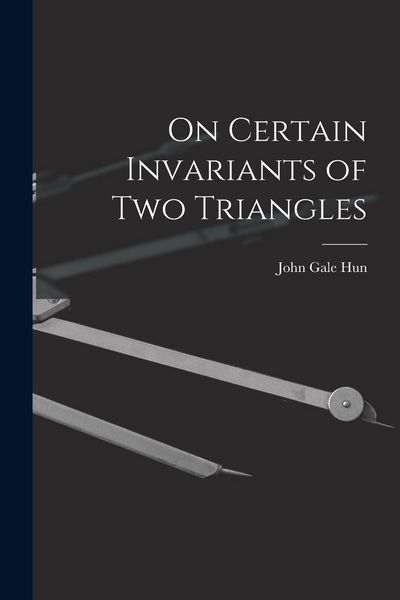 Produktbild: On Certain Invariants of Two Triangles