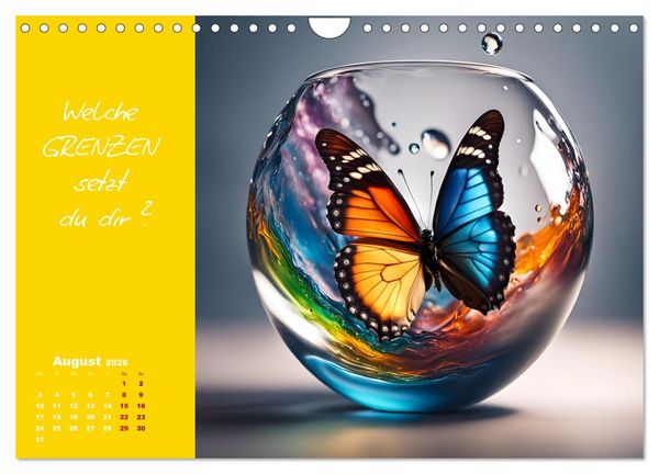 Produktbild: KI Mut - Trau Dich und stell Dir die richtige Frage (Wandkalender 2026 DIN A4 quer), CALVENDO Monatskalender