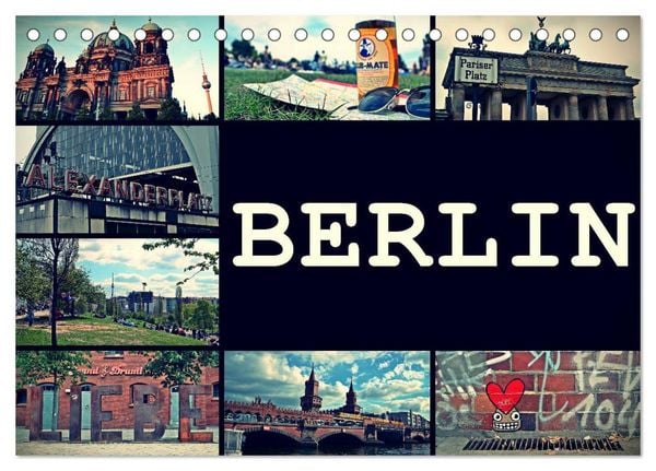 Produktbild: BERLIN horizontal (Tischkalender 2026 DIN A5 quer), CALVENDO Monatskalender