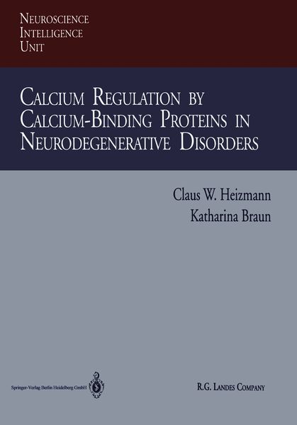 Produktbild: Calcium Regulation by Calcium-Binding Proteins in Neurodegenerative Disorders