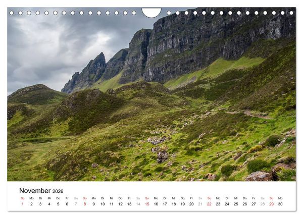 Produktbild: Wildes Schottland 2026 (Wandkalender 2026 DIN A4 quer), CALVENDO Monatskalender