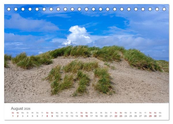 Produktbild: D&auml;nemark - Henne Strand (Tischkalender 2026 DIN A5 quer), CALVENDO Monatskalender