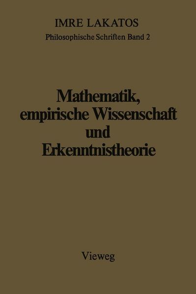 Produktbild: Mathematik, empirische Wissenschaft und Erkenntnistheorie
