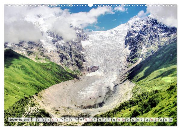 Produktbild: Georgien - Kirchen Kl&ouml;ster Kaukasus (Wandkalender 2026 DIN A2 quer), CALVENDO Monatskalender