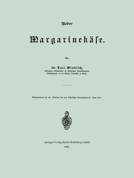 Produktbild: Ueber Margarinek&auml;se