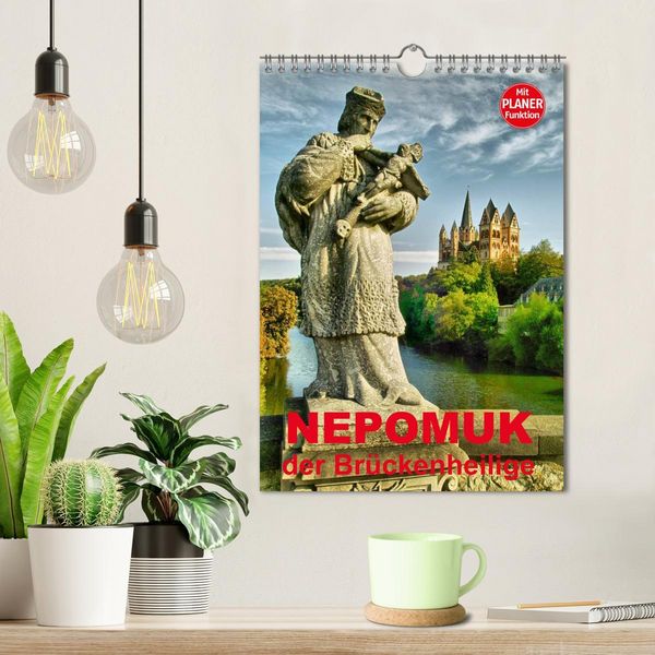 Produktbild: Nepomuk - Der Br&uuml;ckenheilige (Wandkalender 2026 DIN A4 hoch), CALVENDO Monatskalender