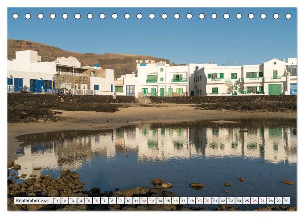 Produktbild: Kanarische Inseln - Lanzarote (Tischkalender 2026 DIN A5 quer), CALVENDO Monatskalender