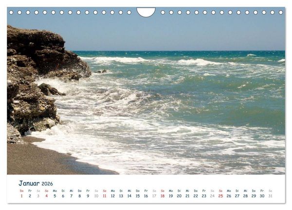Produktbild: COSTA DEL SOL - Wellenspiel (Wandkalender 2026 DIN A4 quer), CALVENDO Monatskalender