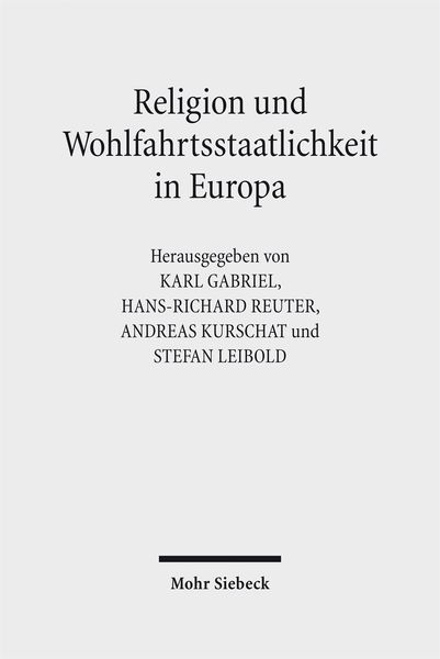 Produktbild: Religion und Wohlfahrtsstaatlichkeit in Europa