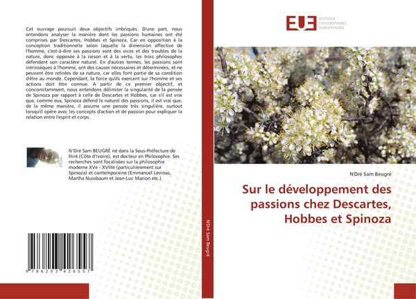 Produktbild: Sur le d&eacute;veloppement des passions chez Descartes, Hobbes et Spinoza