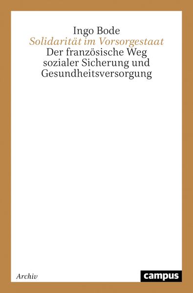 Produktbild: Solidarit&auml;t im Vorsorgestaat
