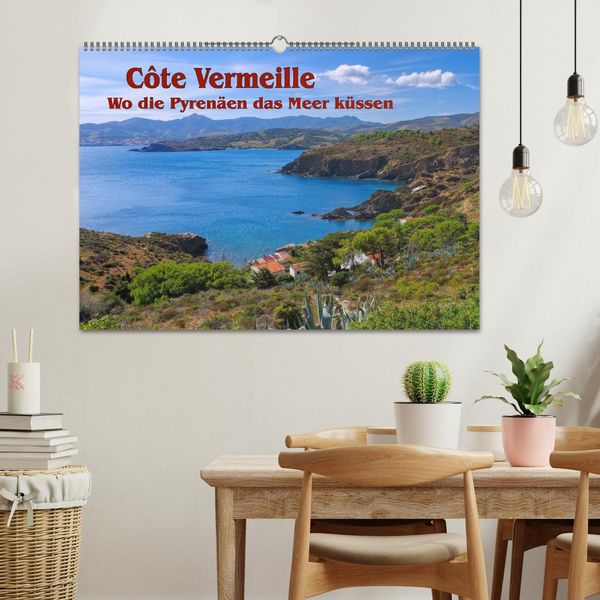 Produktbild: Cote Vermeille - Wo die Pyren&auml;en das Meer k&uuml;ssen (Wandkalender 2026 DIN A2 quer), CALVENDO Monatskalender