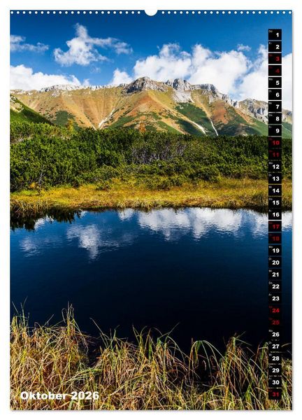 Produktbild: Impressionen aus der Tatra (Wandkalender 2026 DIN A2 hoch), CALVENDO Monatskalender