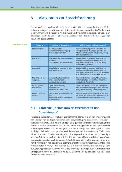 Produktbild: Aktivit&auml;ten zur Sprachf&ouml;rderung