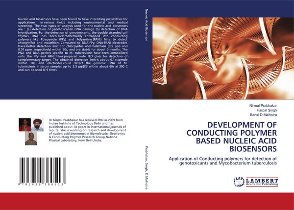 Produktbild: DEVELOPMENT OF CONDUCTING POLYMER BASED NUCLEIC ACID BIOSENSORS