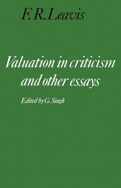 Produktbild: F. R. Leavis