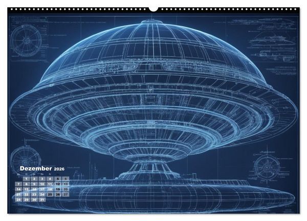 Produktbild: Steampunk - Blaupausen (hochwertiger Premium Wandkalender 2026 DIN A2 quer), Kunstdruck in Hochglanz