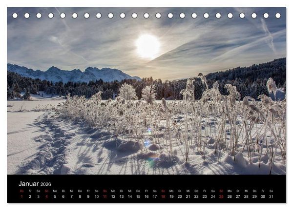 Produktbild: Bergblicke - Karwendel (Tischkalender 2026 DIN A5 quer), CALVENDO Monatskalender