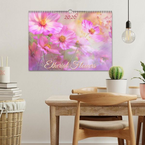 Produktbild: Etherial flowers (Wall Calendar 2026 DIN A3 landscape), CALVENDO 12 Month Wall Calendar