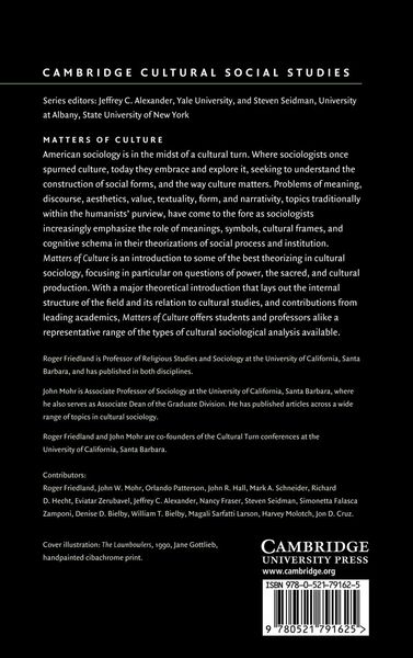 Produktbild: Matters of Culture