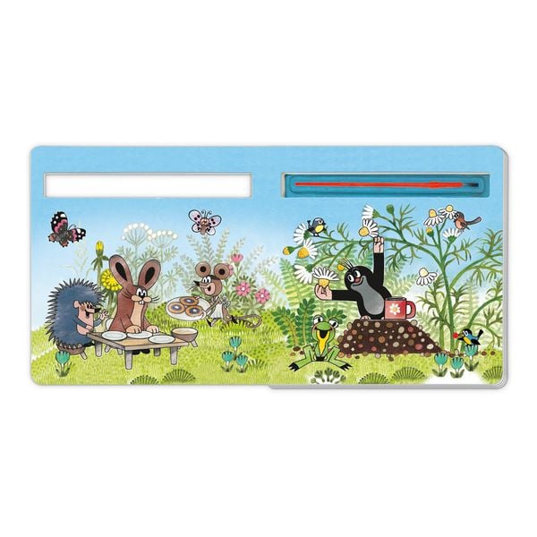 Produktbild: Tr&ouml;tsch Der kleine Maulwurf Malbuch mit Pinsel Mein erstes Zaubermalbuch