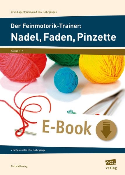 Produktbild: Der Feinmotorik-Trainer: Nadel, Faden, Pinzette