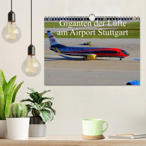 Produktbild: Giganten der L&uuml;fte am Airport Stuttgart (Wandkalender 2026 DIN A4 quer), CALVENDO Monatskalender