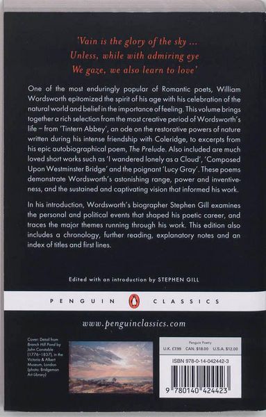 Produktbild: William Wordsworth: Selected Poems