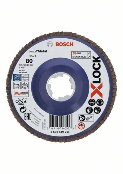 Bosch Accessories 2608619211 Durchmesser 125 mm Bohrungs-Ø 22.23 mm 1 St.