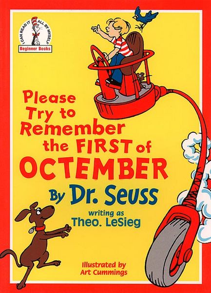 Produktbild: Dr. Seuss: Please Try to Remember the First of Octember
