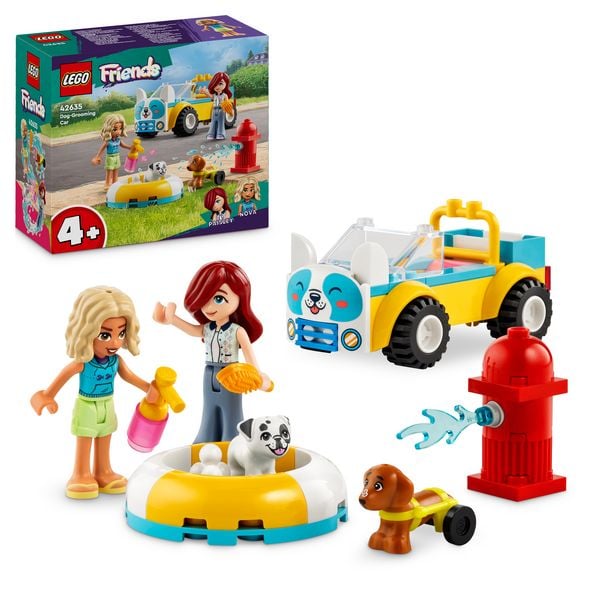 LEGO Friends 42635 Mobiler Hundesalon, Spielzeug ab 4 Jahren, Geschenk