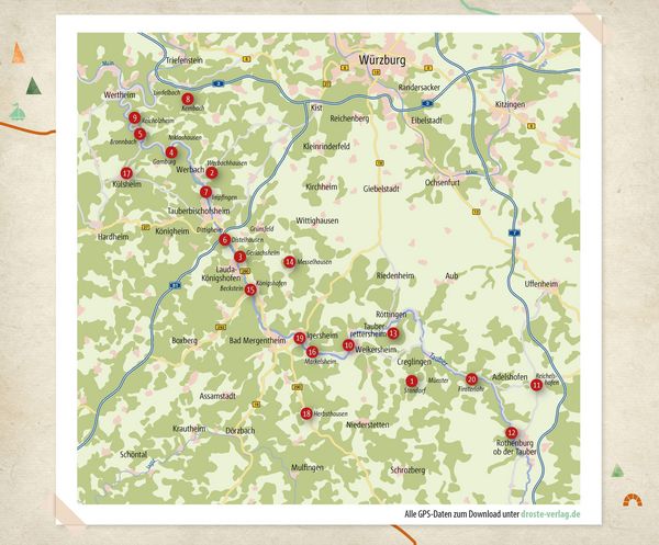 Produktbild: Taubertal. Wandern f&uuml;r die Seele