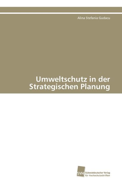 Produktbild: Umweltschutz in der Strategischen Planung