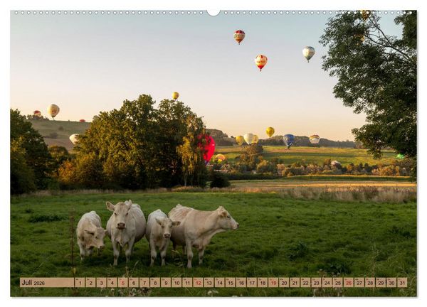 Produktbild: Montgolfiade der Ballone im Sauerland (hochwertiger Premium Wandkalender 2026 DIN A2 quer), Kunstdruck in Hochglanz