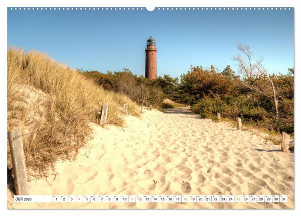 Produktbild: Fischland & Dar&szlig; Traumlandschaft an Ostsee und Bodden (hochwertiger Premium Wandkalender 2026 DIN A2 quer), Kunstdruck in Hochglanz
