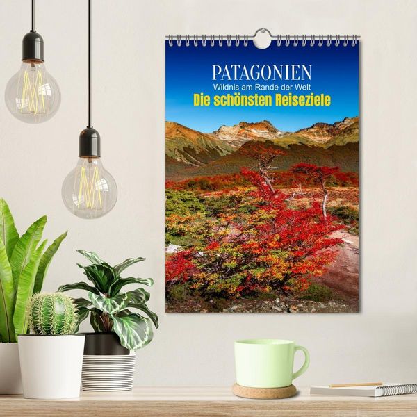 Produktbild: Patagonien, die sch&ouml;nsten Reiseziele: Wildnis am Rande der Welt (Wandkalender 2026 DIN A4 hoch), CALVENDO Monatskalender