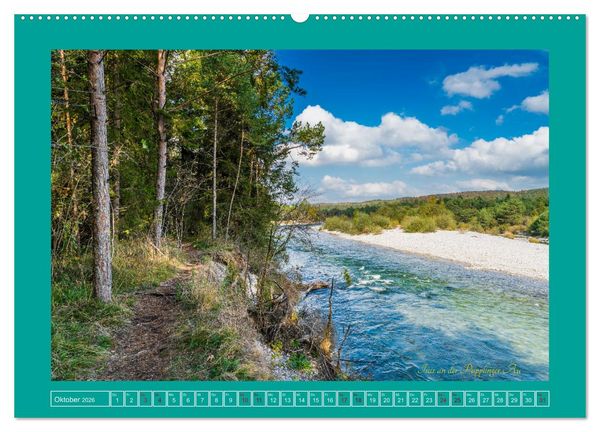 Produktbild: Fl&ouml;&szlig;erstadt Wolfratshausen (Wandkalender 2026 DIN A2 quer), CALVENDO Monatskalender