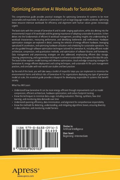 Produktbild: Optimizing Generative AI Workloads for Sustainability