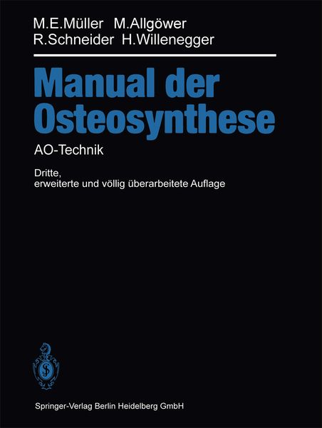 Produktbild: Manual der OSTEOSYNTHESE