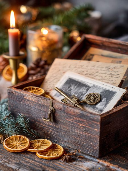Produktbild: CALVENDO Puzzle In jedem Funken Kerzenlicht liegt ein Wunder und im Duft alter Briefe ein Hauch von Weihnachten | 1000 Teile Lege-Gr&ouml;&szlig;e 64x48cm Foto-P