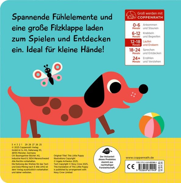 Produktbild: Mein F&uuml;hlbuch: Kleiner Hund