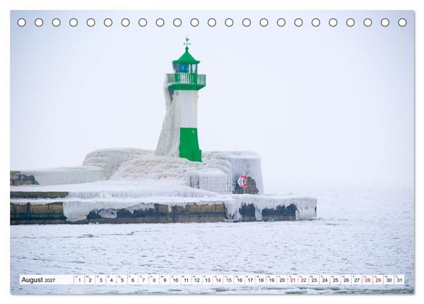Produktbild: Die Ostsee im Winter (Tischkalender 2027 DIN A5 quer), CALVENDO Monatskalender